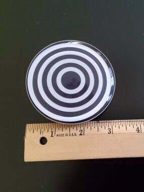 NEW Brooch "TARGET " 3 1/4 " diameter